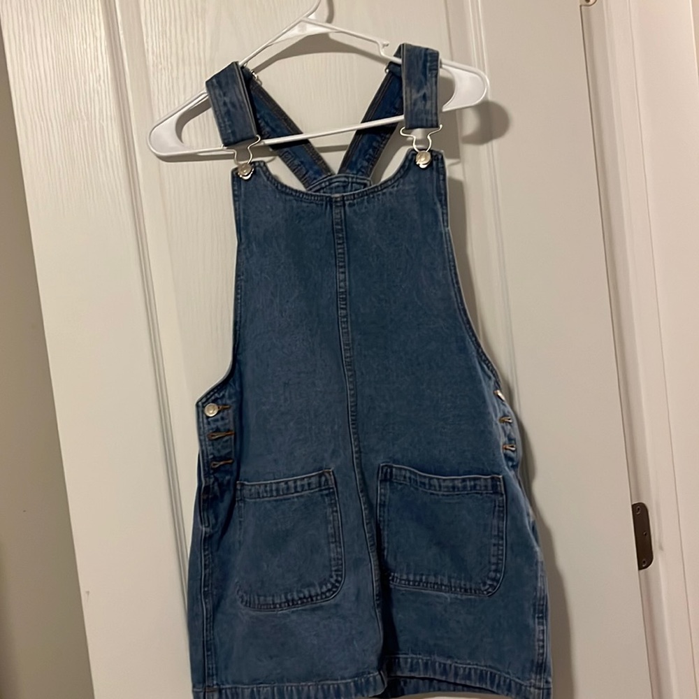 Demin overall dress. Perfect for the summer time